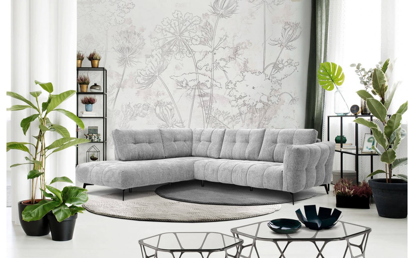 Modernes Ecksofa für 5 Personen