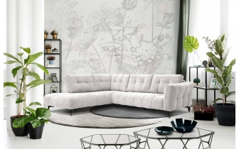 Ecksofa links 5-Sitzer KALMER