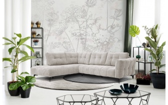 Ecksofa links 5-Sitzer KALMER