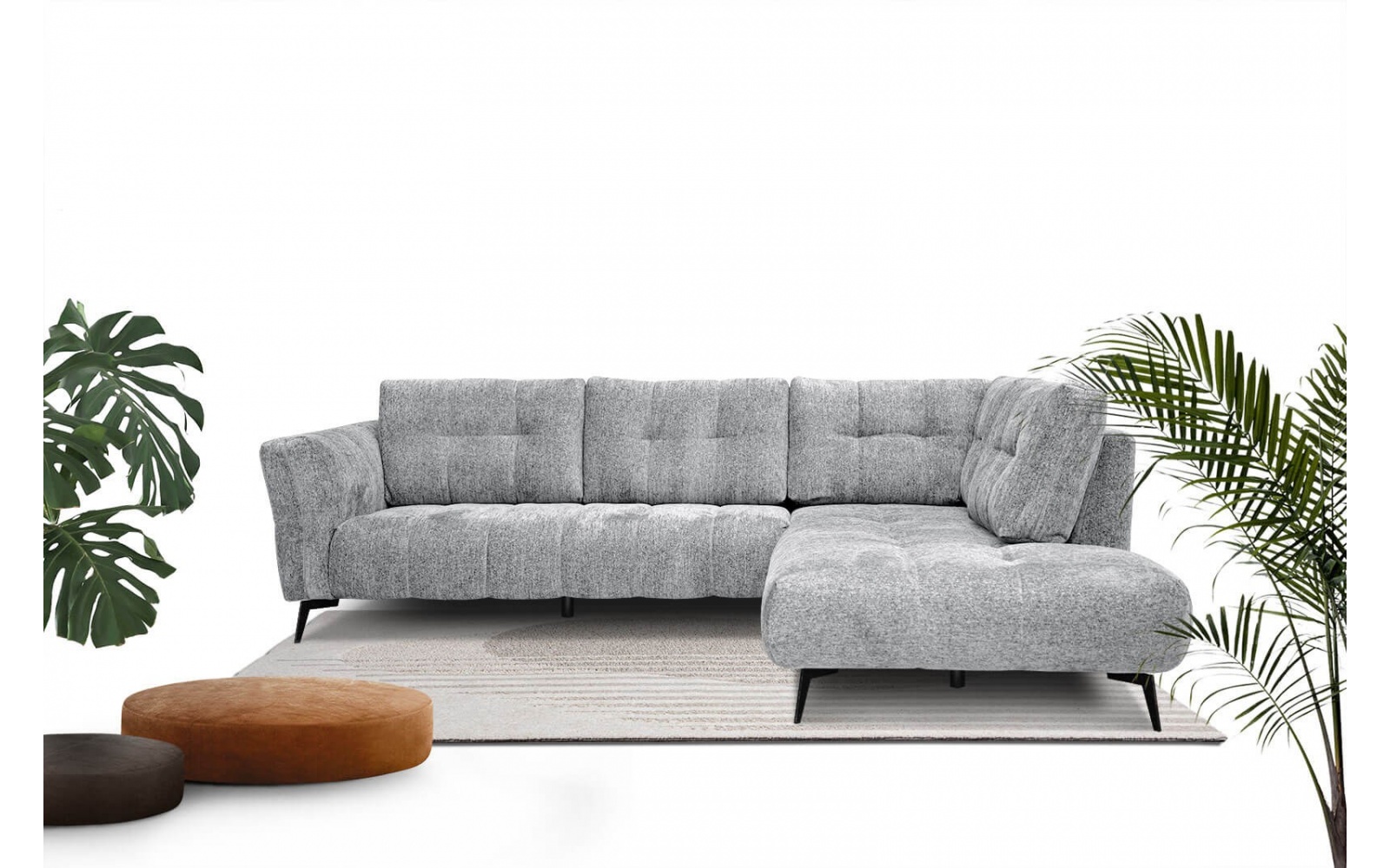 Ecksofa rechts 5-Sitzer KALMER