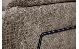 Ecksofa links mit verstellbaren Kopfstützen 5-Sitzer RODEN