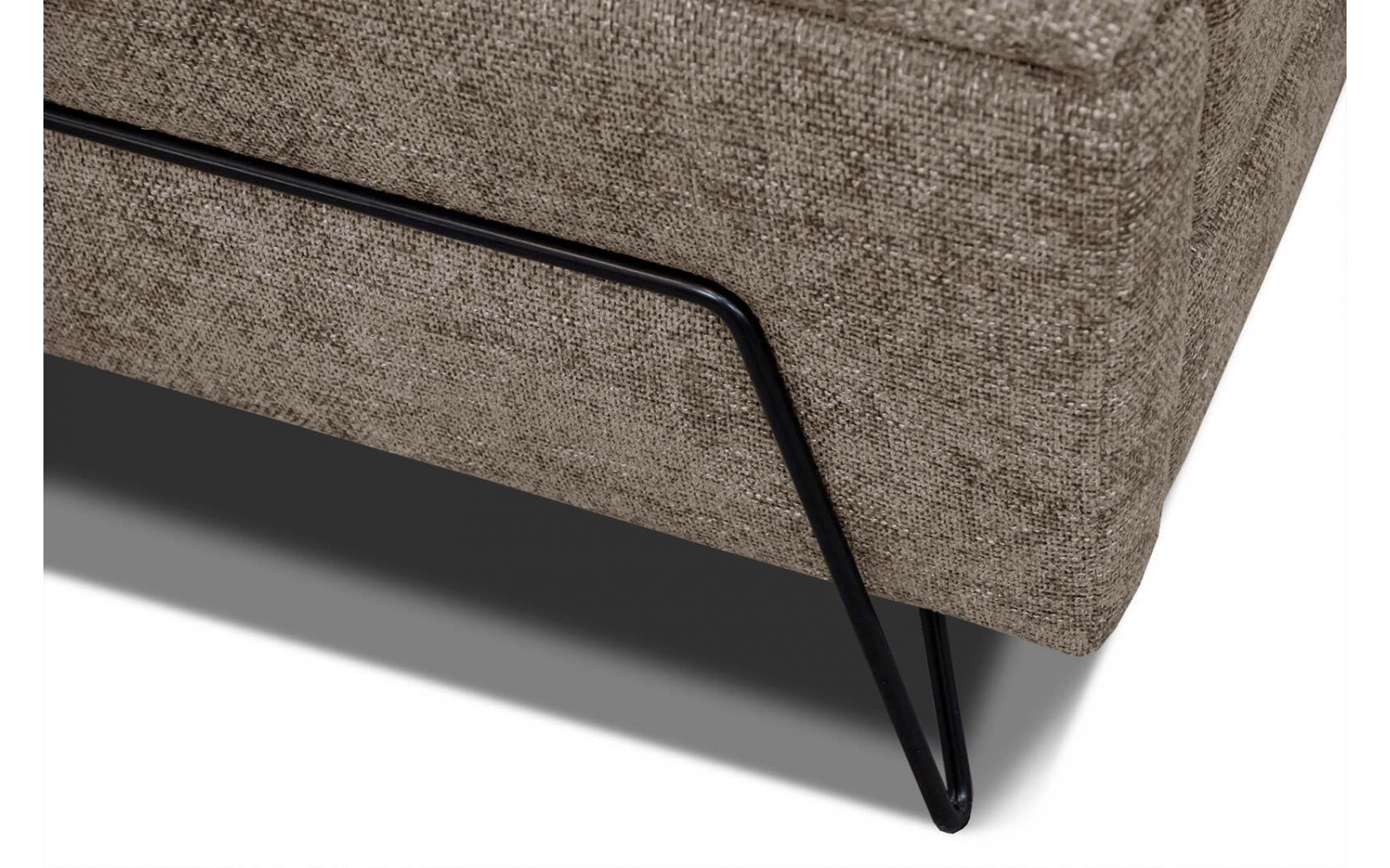 Ecksofa links mit verstellbaren Kopfstützen 5-Sitzer RODEN