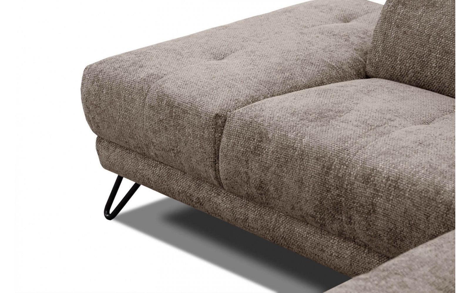 Ecksofa links mit verstellbaren Kopfstützen 5-Sitzer RODEN