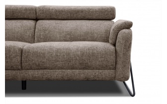 Ecksofa links mit verstellbaren Kopfstützen 5-Sitzer RODEN