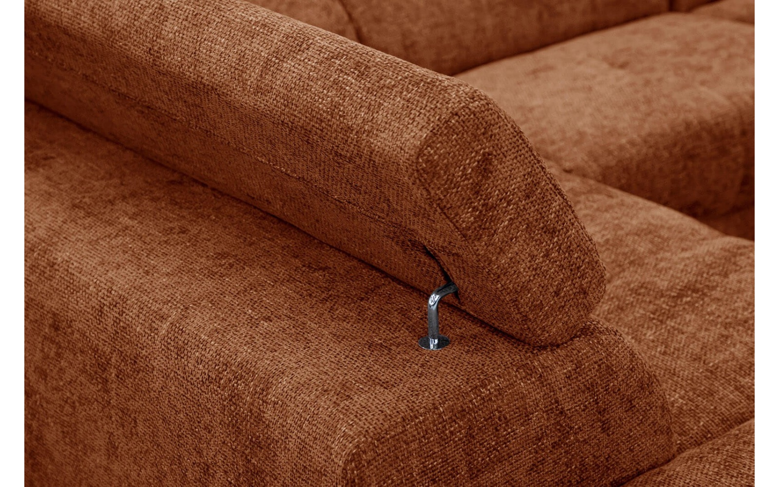 Ecksofa links mit verstellbaren Kopfstützen 5-Sitzer RODEN