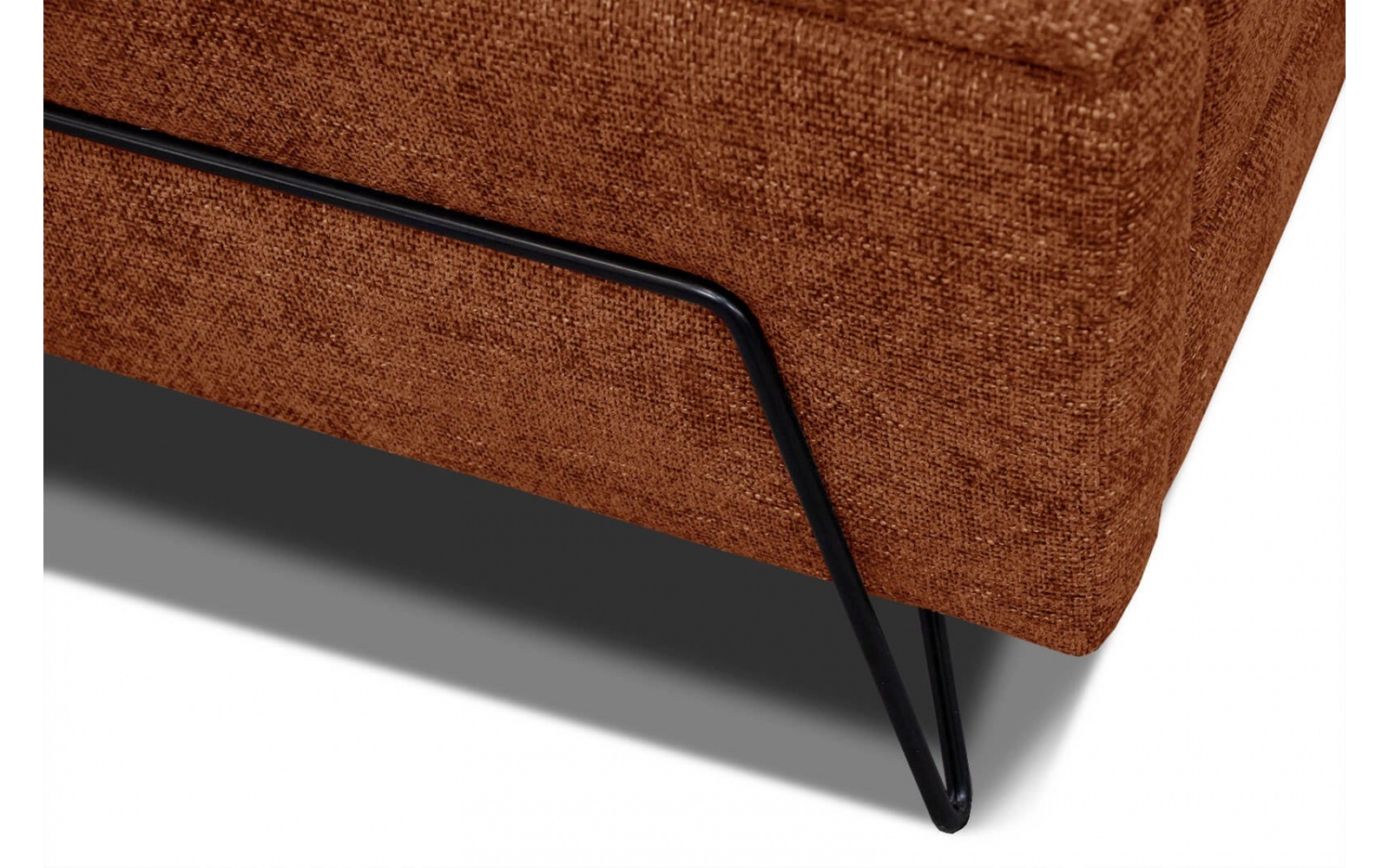 Ecksofa links mit verstellbaren Kopfstützen 5-Sitzer RODEN