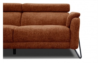 Ecksofa links mit verstellbaren Kopfstützen 5-Sitzer RODEN