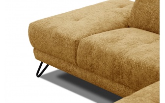 Ecksofa links mit verstellbaren Kopfstützen 5-Sitzer RODEN