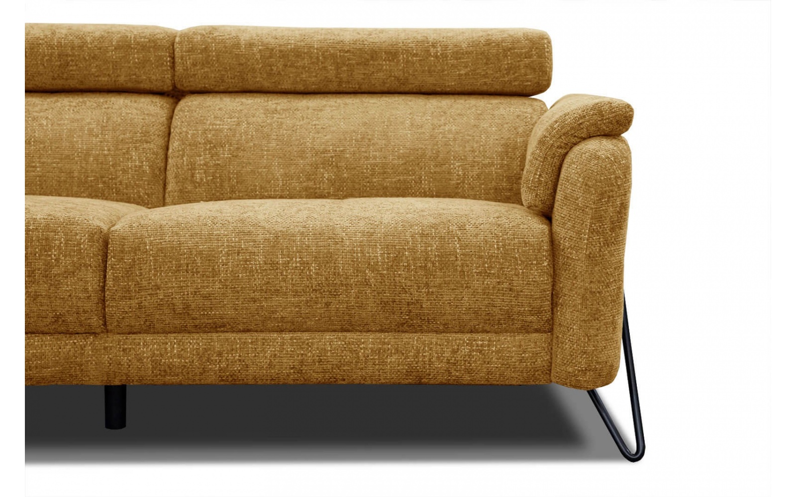 Ecksofa links mit verstellbaren Kopfstützen 5-Sitzer RODEN