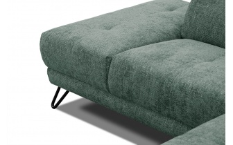 Ecksofa links mit verstellbaren Kopfstützen 5-Sitzer RODEN