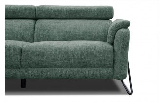 Ecksofa links mit verstellbaren Kopfstützen 5-Sitzer RODEN