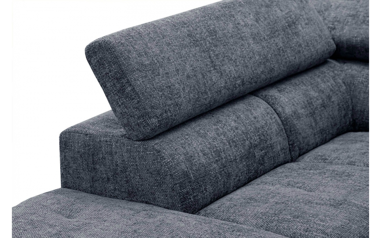 Ecksofa links mit verstellbaren Kopfstützen 5-Sitzer RODEN