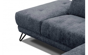 Ecksofa links mit verstellbaren Kopfstützen 5-Sitzer RODEN