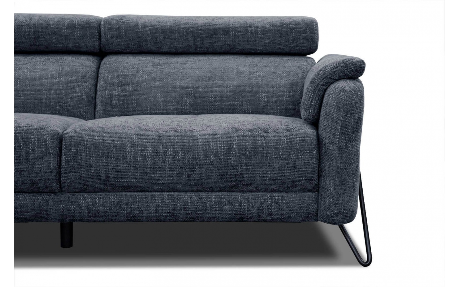 Ecksofa links mit verstellbaren Kopfstützen 5-Sitzer RODEN