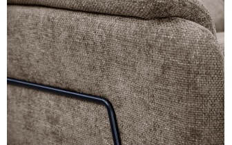 Ecksofa rechts mit verstellbaren Kopfstützen 5-Sitzer RODEN