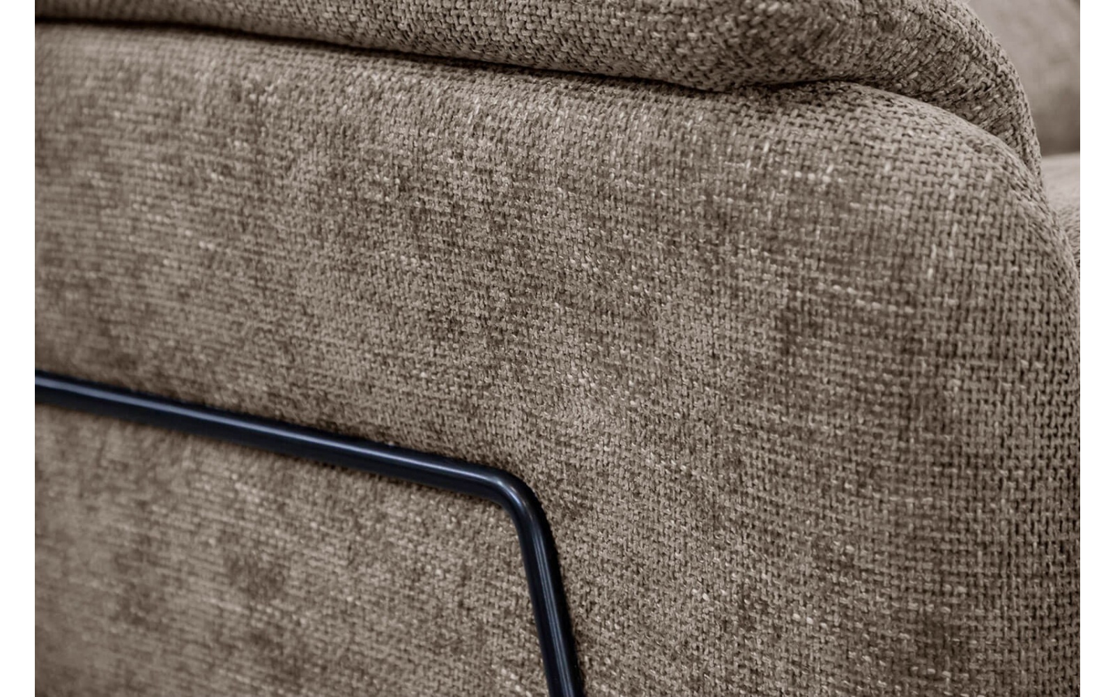 Ecksofa rechts mit verstellbaren Kopfstützen 5-Sitzer RODEN