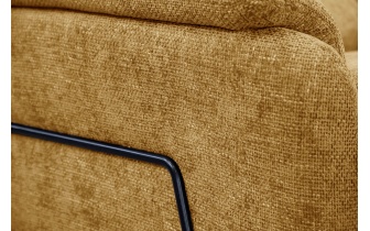 Ecksofa rechts mit verstellbaren Kopfstützen 5-Sitzer RODEN