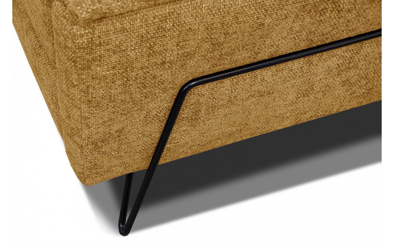 Ecksofa rechts mit verstellbaren Kopfstützen 5-Sitzer RODEN