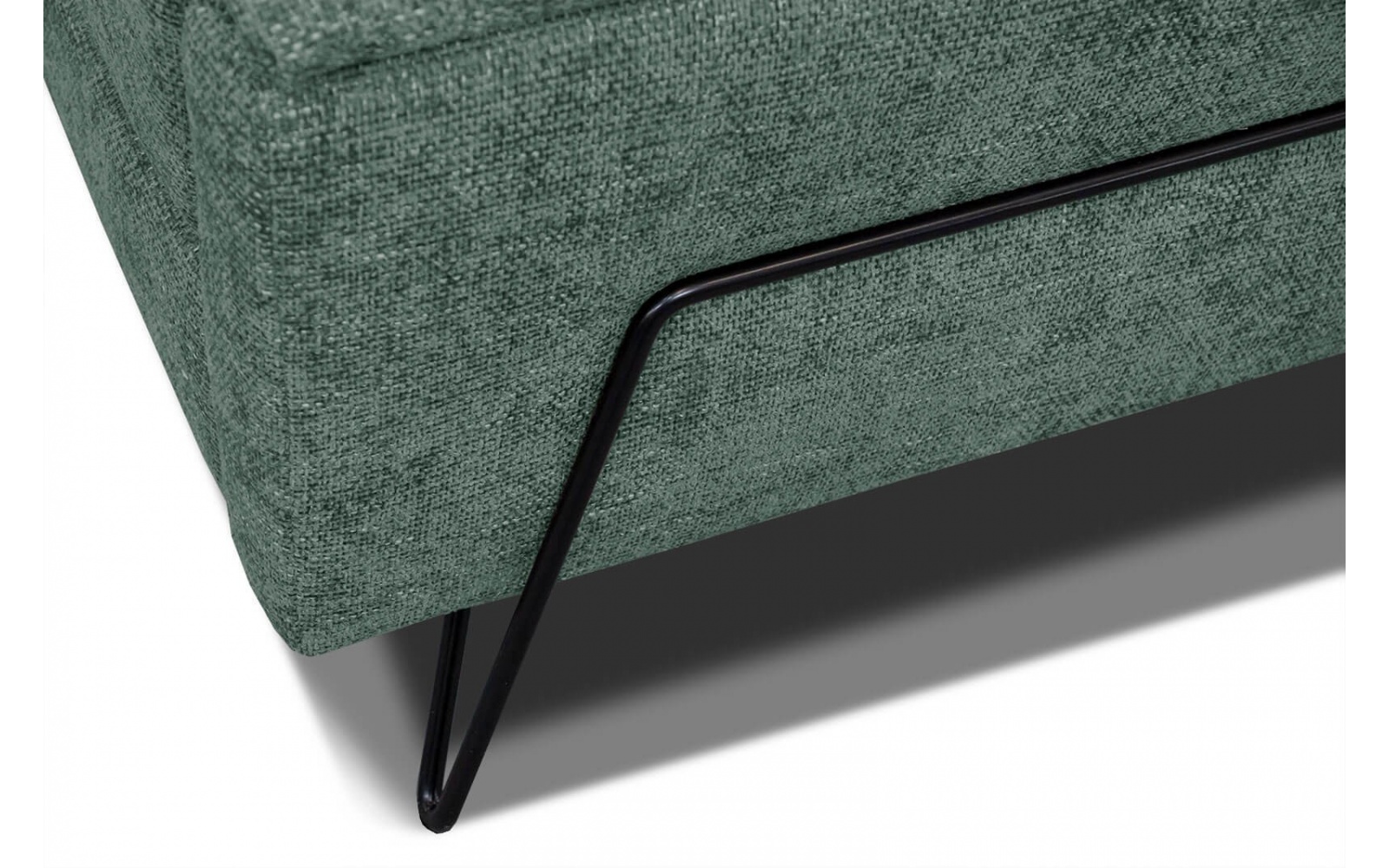 Ecksofa rechts mit verstellbaren Kopfstützen 5-Sitzer RODEN