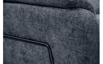 Ecksofa rechts mit verstellbaren Kopfstützen 5-Sitzer RODEN