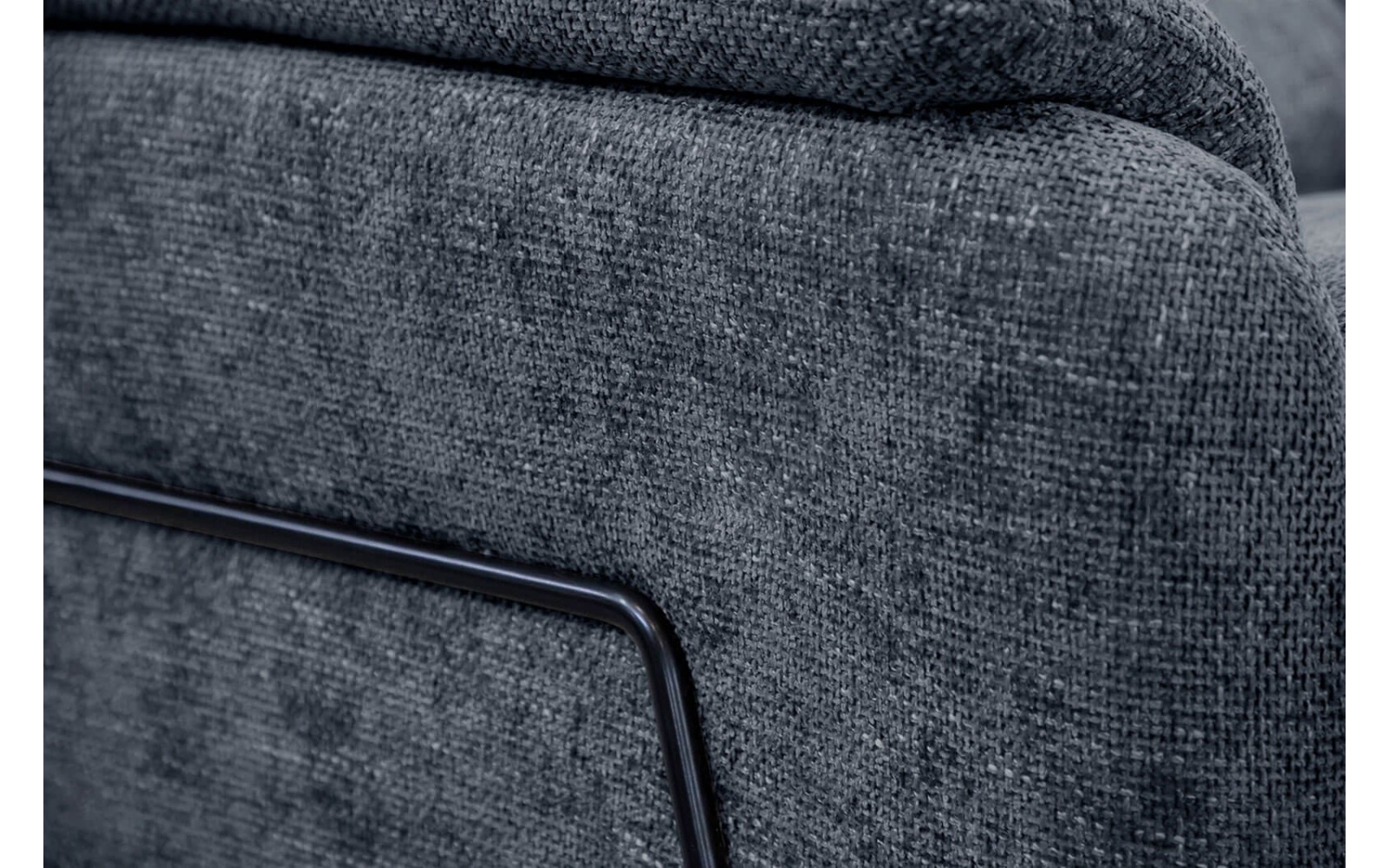 Ecksofa rechts mit verstellbaren Kopfstützen 5-Sitzer RODEN