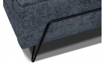 Ecksofa rechts mit verstellbaren Kopfstützen 5-Sitzer RODEN