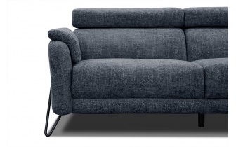 Ecksofa rechts mit verstellbaren Kopfstützen 5-Sitzer RODEN