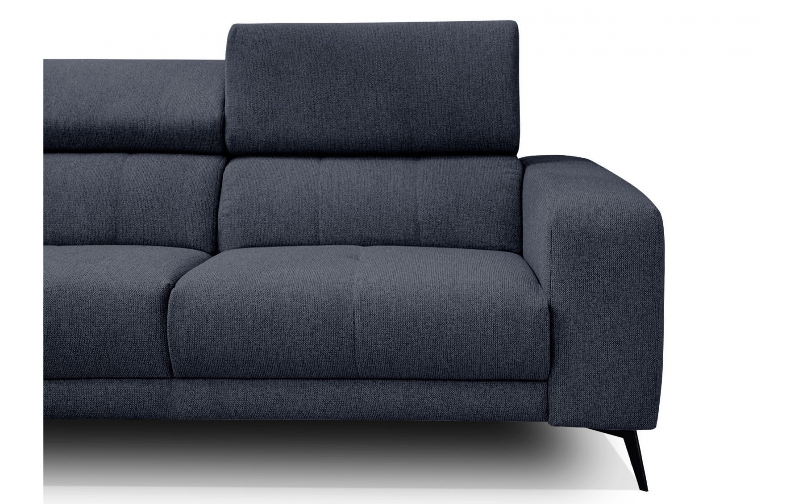 Ecksofa links mit verstellbaren Kopfstützen 5-Sitzer MORELLO