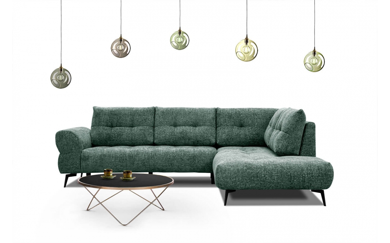 Ecksofa rechts 5-Sitzer SALVINI