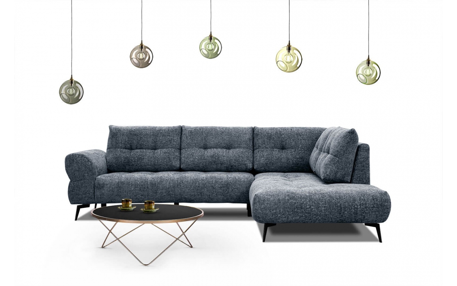 Ecksofa rechts 5-Sitzer SALVINI