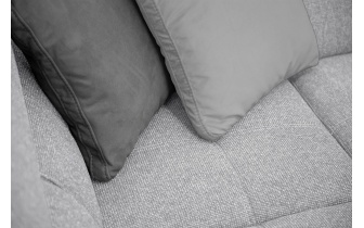 Ecksofa links mit verstellbaren Kopfstützen 5-Sitzer BERGO