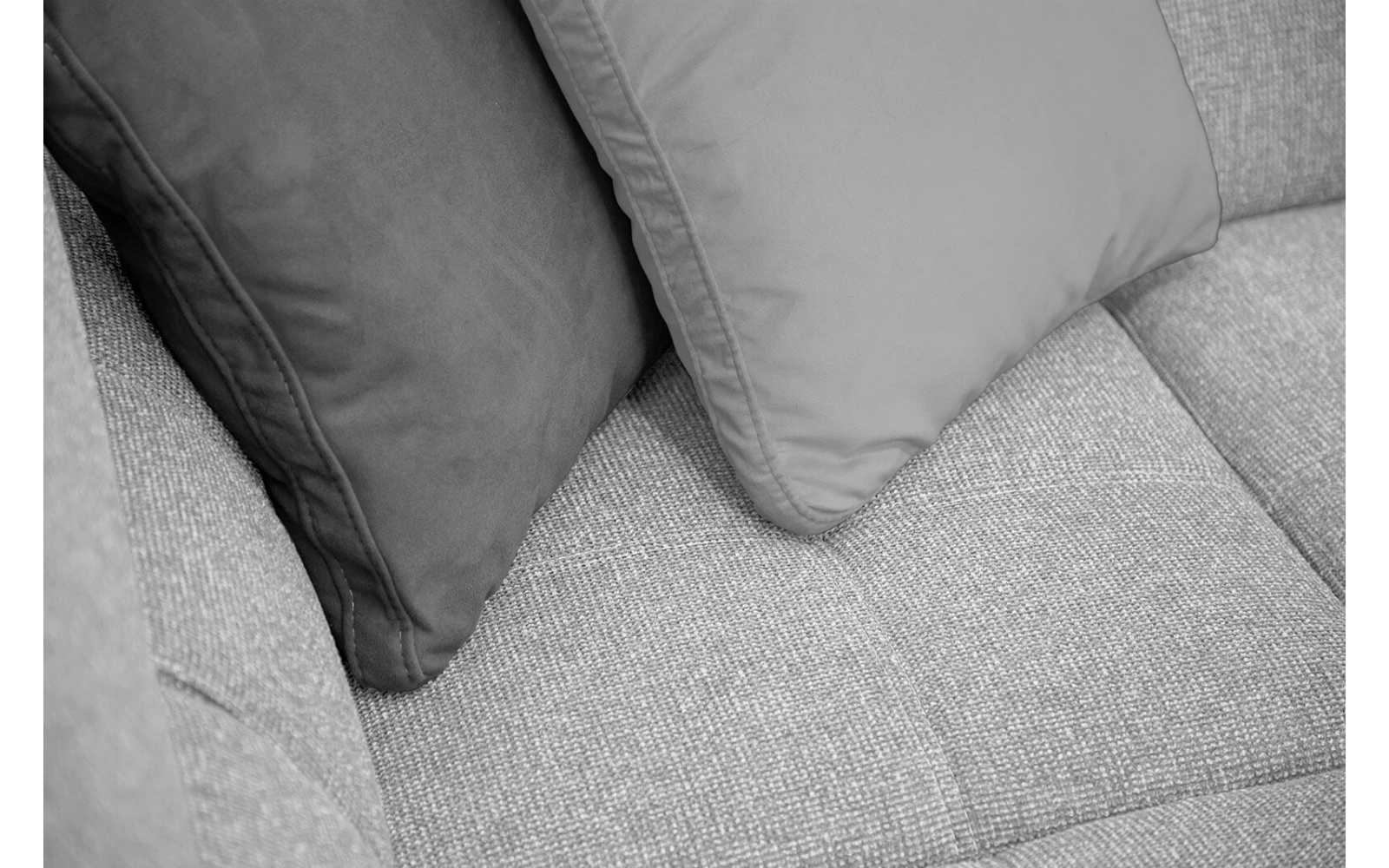 Ecksofa links mit verstellbaren Kopfstützen 5-Sitzer BERGO