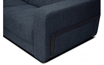 Ecksofa links mit verstellbaren Kopfstützen 5-Sitzer BERGO