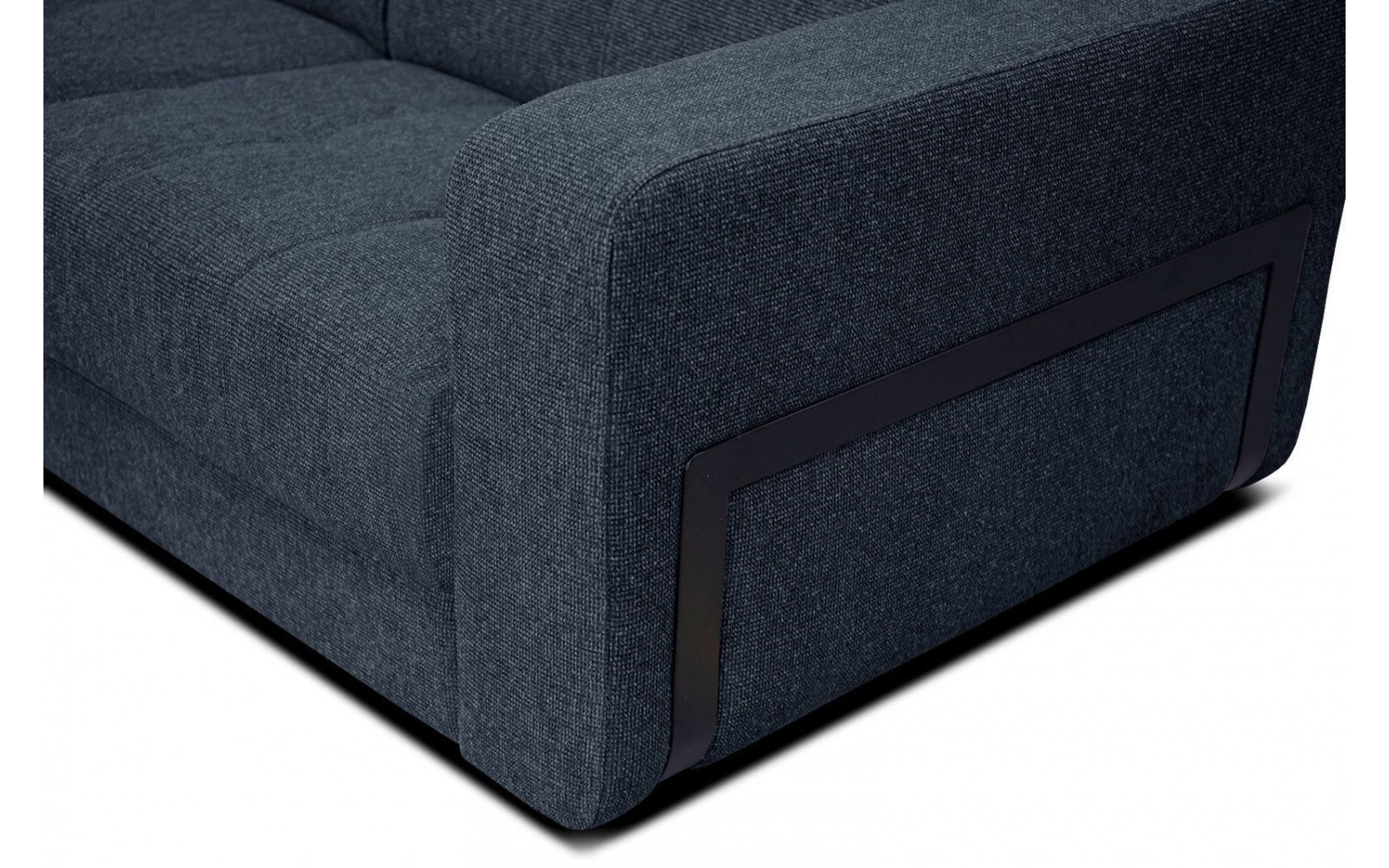 Ecksofa links mit verstellbaren Kopfstützen 5-Sitzer BERGO