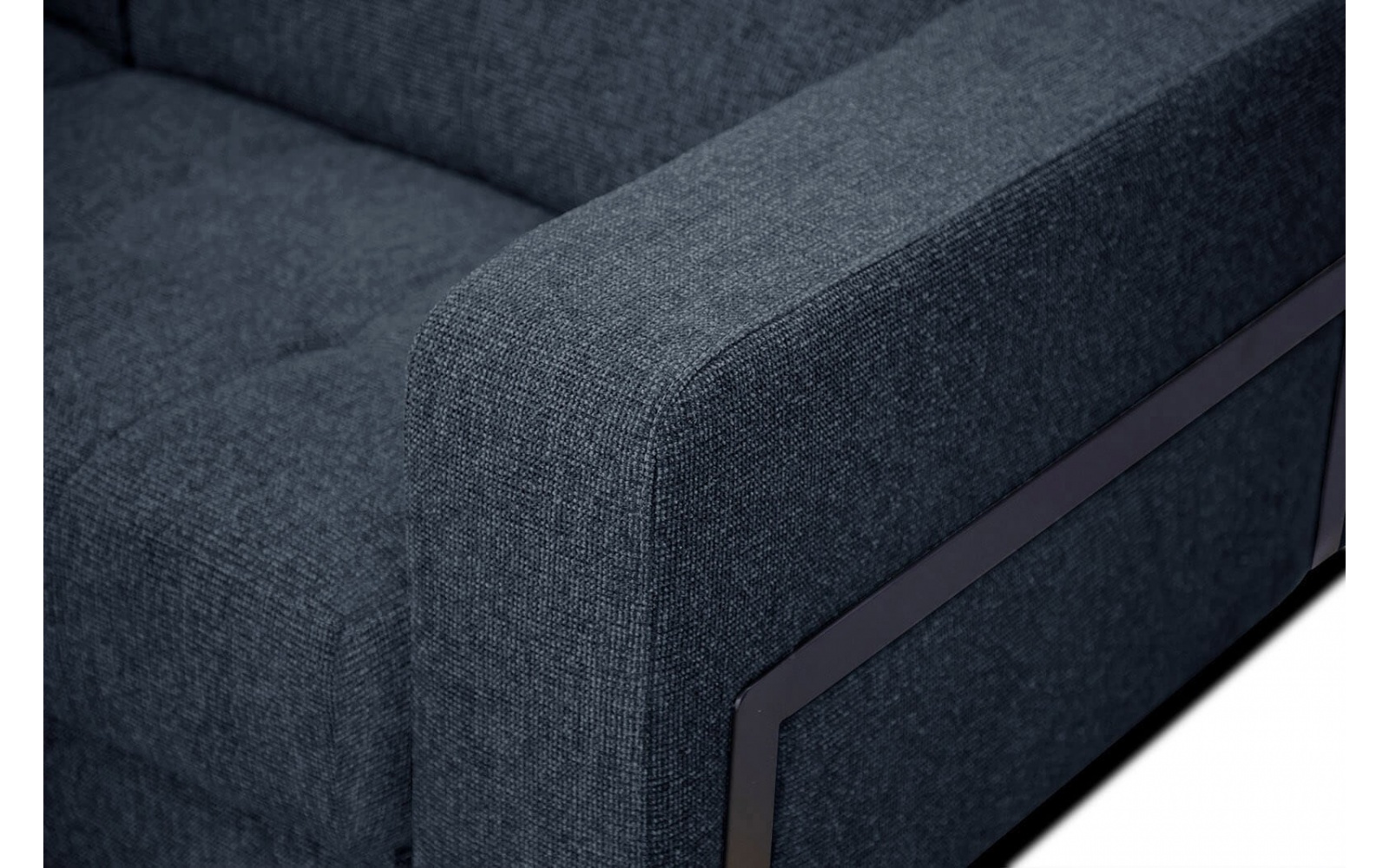 Ecksofa links mit verstellbaren Kopfstützen 5-Sitzer BERGO