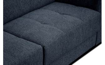 Ecksofa links mit verstellbaren Kopfstützen 5-Sitzer BERGO