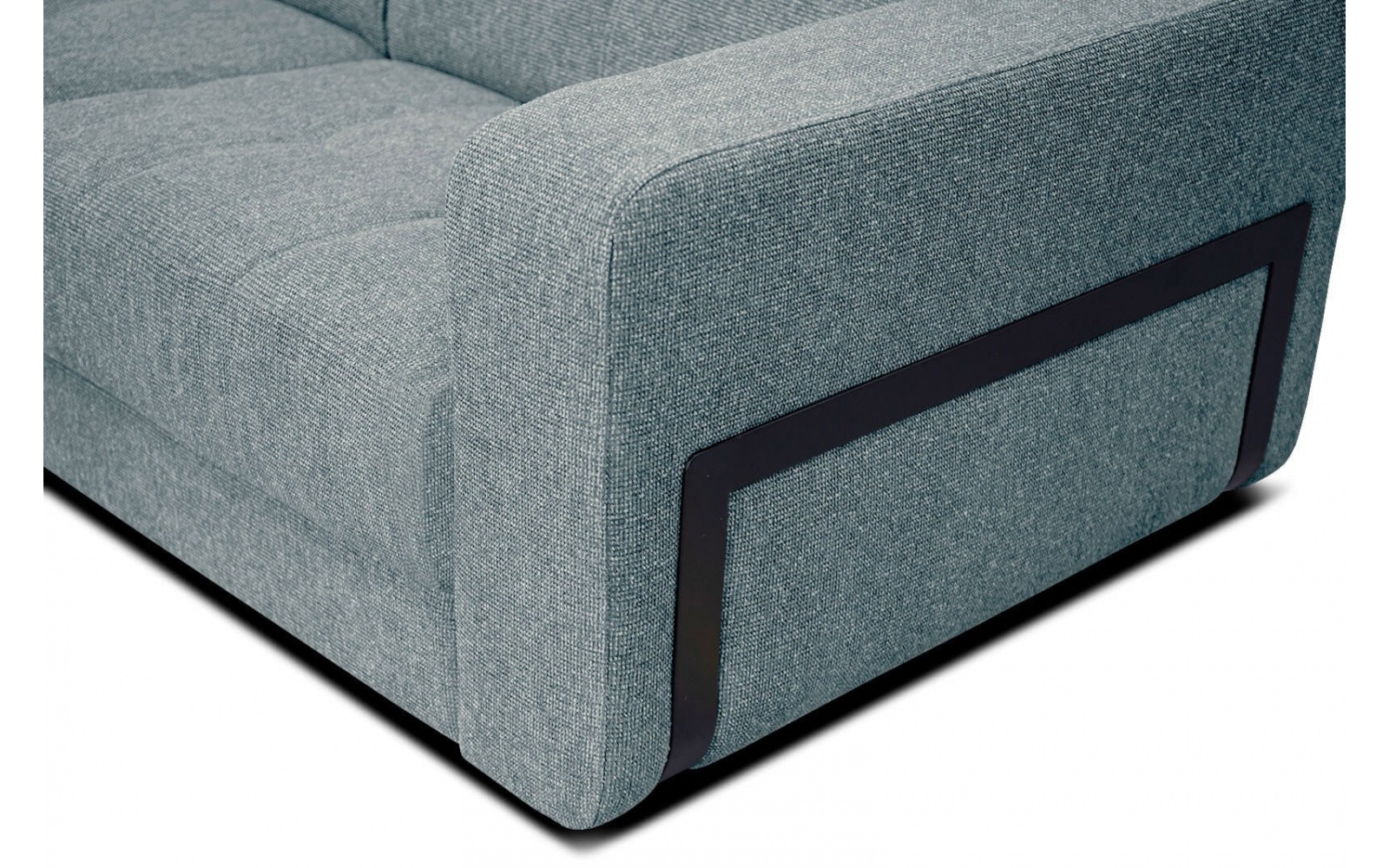 Ecksofa links mit verstellbaren Kopfstützen 5-Sitzer BERGO