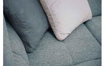 Ecksofa links mit verstellbaren Kopfstützen 5-Sitzer BERGO