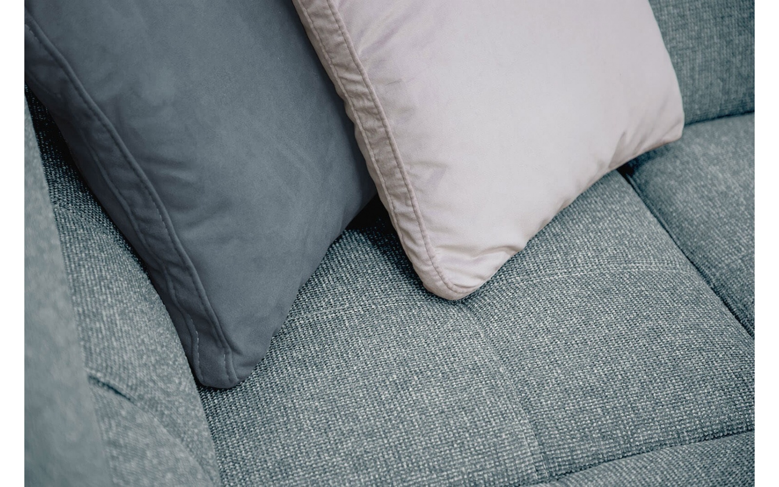 Ecksofa links mit verstellbaren Kopfstützen 5-Sitzer BERGO