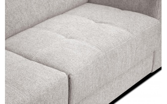 Ecksofa links mit verstellbaren Kopfstützen 5-Sitzer BERGO