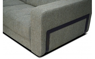 Ecksofa links mit verstellbaren Kopfstützen 5-Sitzer BERGO