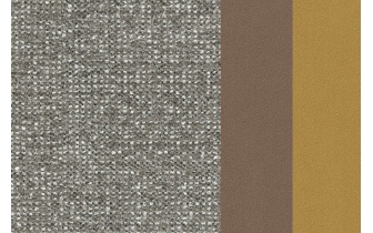 Ecksofa rechts mit verstellbaren Kopfstützen 5-Sitzer BERGO