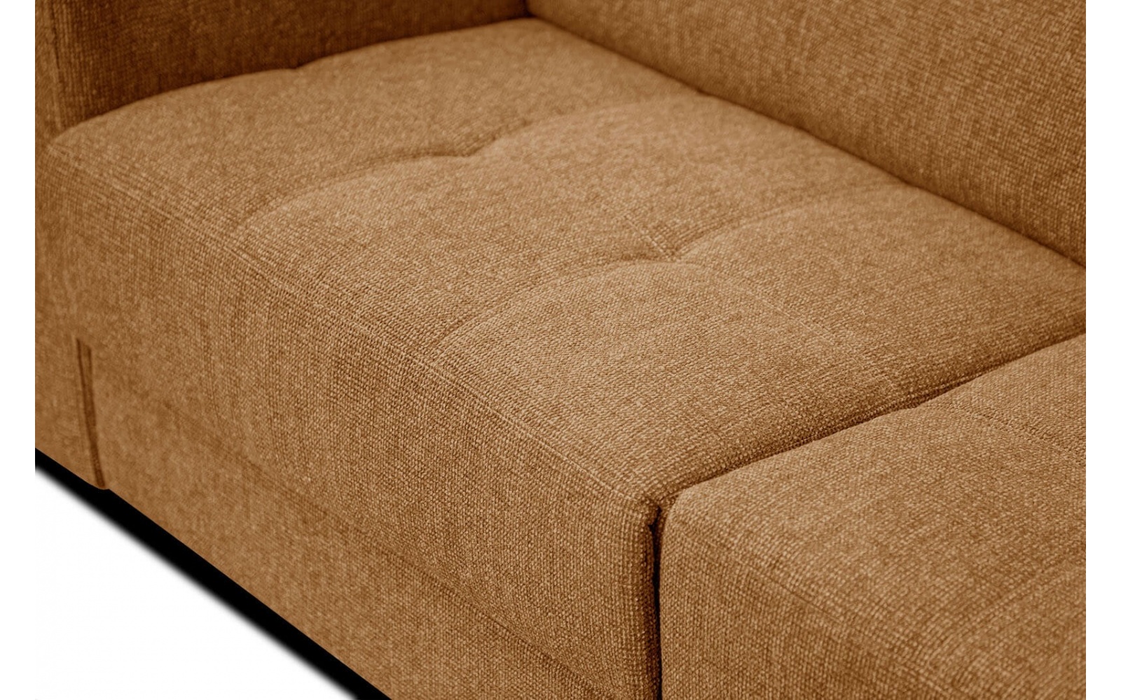 Ecksofa rechts mit verstellbaren Kopfstützen 5-Sitzer BERGO