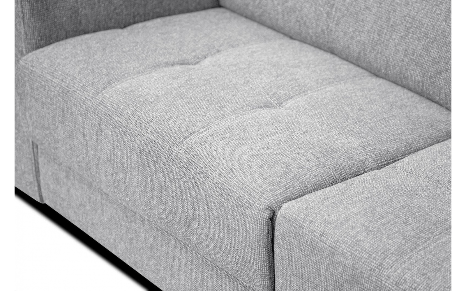 Ecksofa rechts mit verstellbaren Kopfstützen 5-Sitzer BERGO