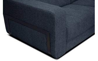 Ecksofa rechts mit verstellbaren Kopfstützen 5-Sitzer BERGO