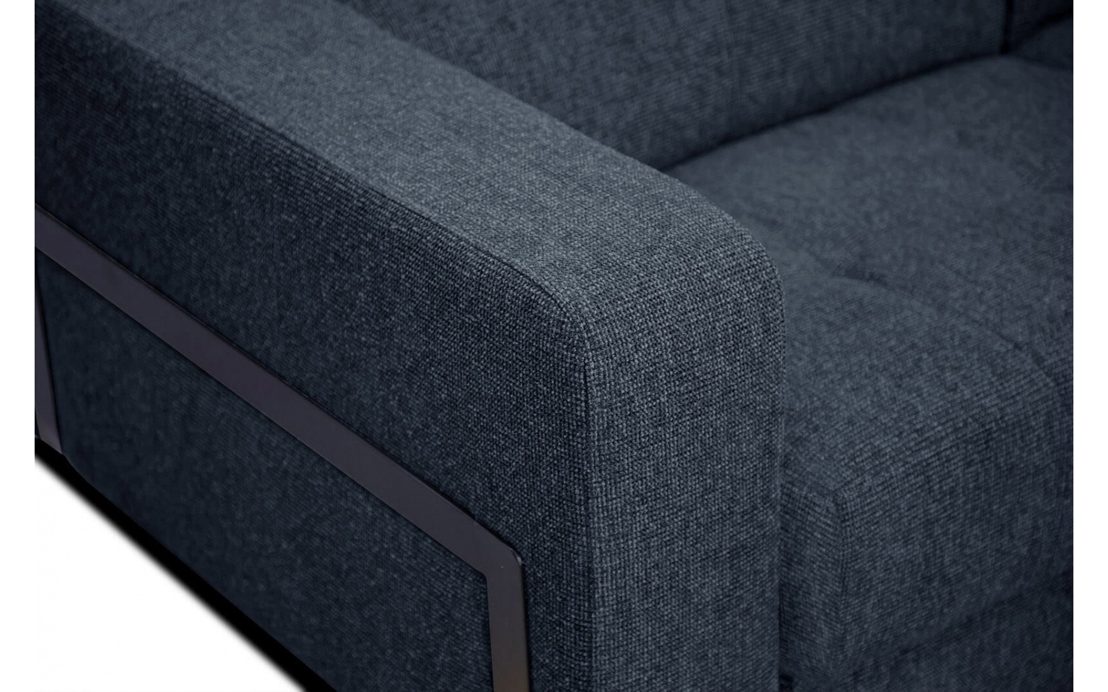 Ecksofa rechts mit verstellbaren Kopfstützen 5-Sitzer BERGO