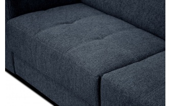 Ecksofa rechts mit verstellbaren Kopfstützen 5-Sitzer BERGO