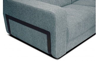 Ecksofa rechts mit verstellbaren Kopfstützen 5-Sitzer BERGO