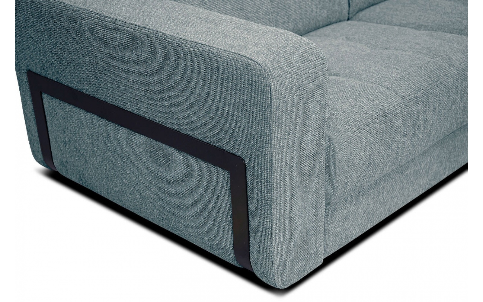 Ecksofa rechts mit verstellbaren Kopfstützen 5-Sitzer BERGO