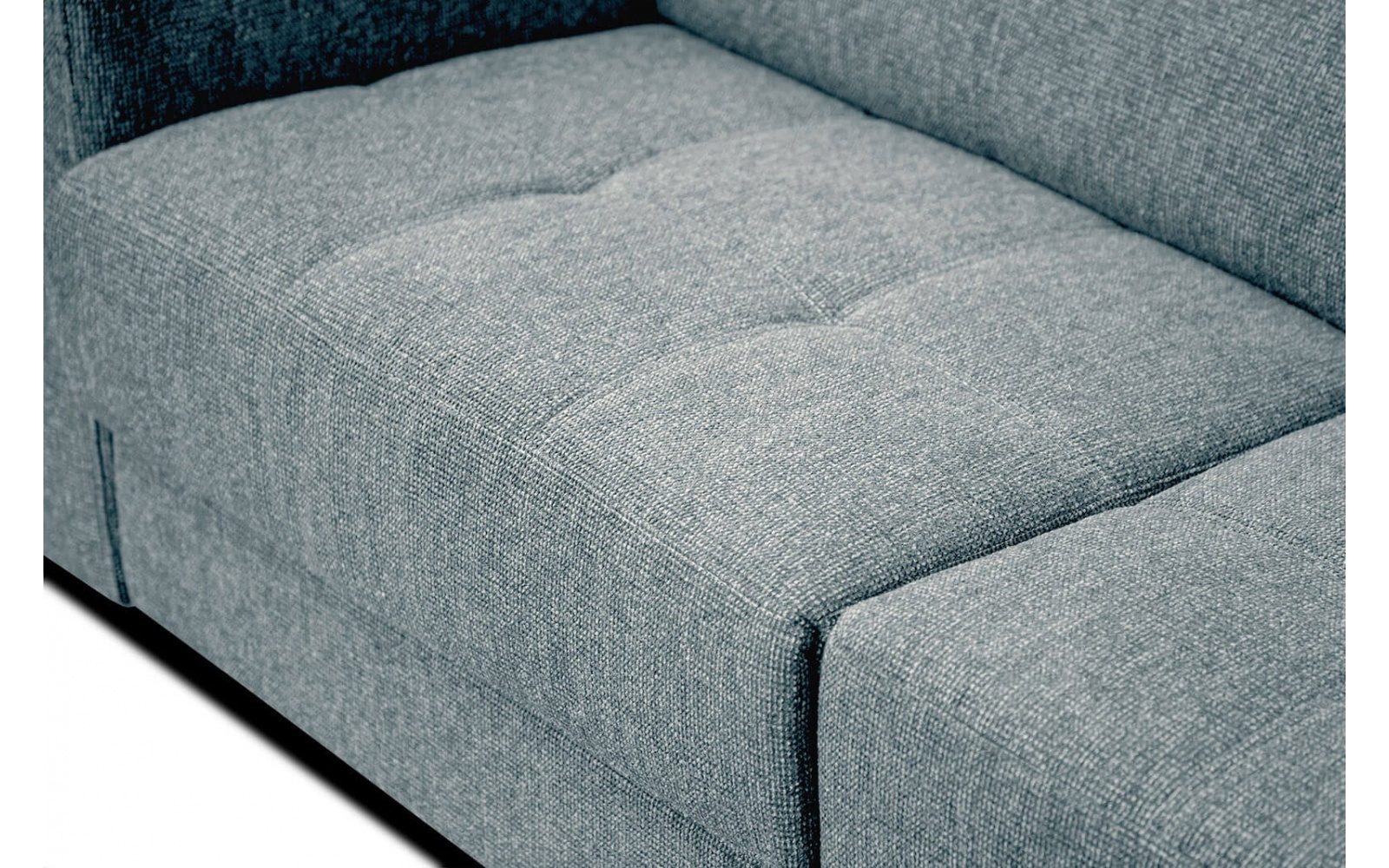 Ecksofa rechts mit verstellbaren Kopfstützen 5-Sitzer BERGO